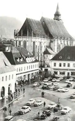 Romania Brasov vedere din Piata "23 August"