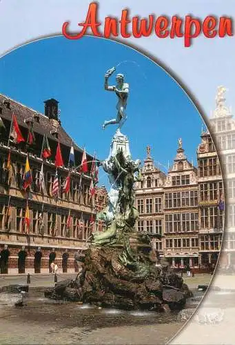 Belgium Antwerpen Grote Markt en Brabo