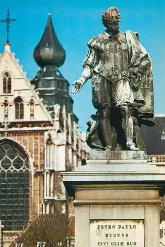 Belgium Antwerpen P.P. Rubens statue