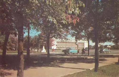 Romania Vedere din Bucuresti Palatul Presedintiei Consiliului de Ministri
