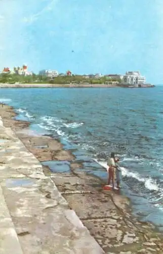 Romania Constanta aspect de pe malul marii