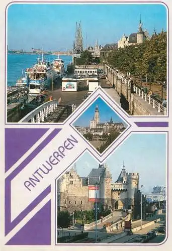 Belgium Antwerpen castle ships