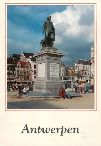 Belgium Antwerpen statue of P.P. Rubens