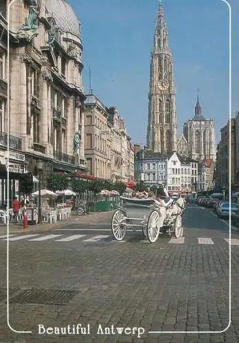 Belgium Antwerpen cathedral carriage