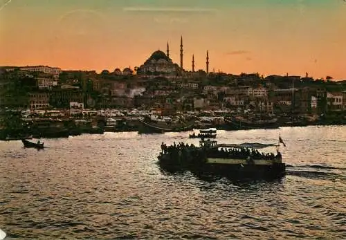 Turkey Istanbul The Golden Horn & Suleiman the Magnificent Mosque