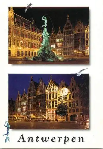 Belgium Antwerpen cathedral statue