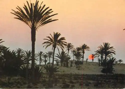 Tunisia sunset view place to identify