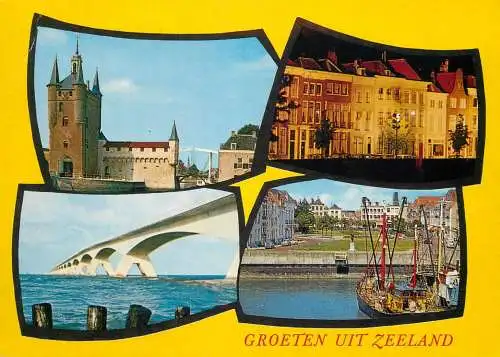 Netherlands Zeeland bridge castle ship