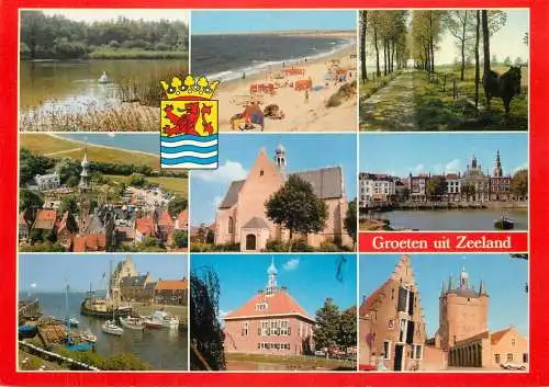 Netherlands Zeeland beach castle sailing vessel