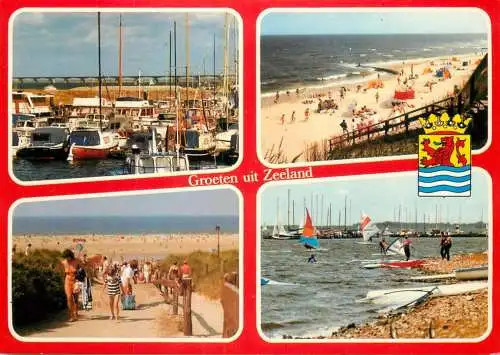 Netherlands Zeeland beach sailing vessel