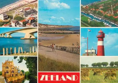 Netherlands Zeeland beach lighthouse