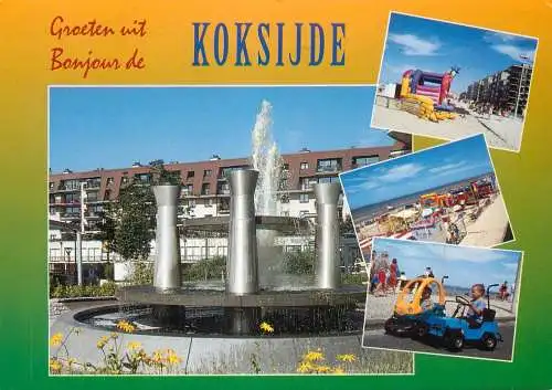 Belgium Koksijde - Coxyde fountain