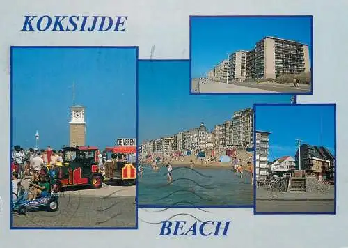 Belgium Koksijde - Coxyde beach train