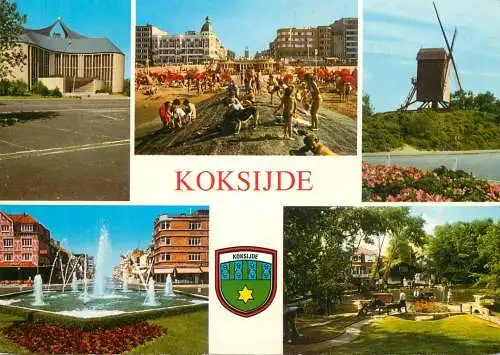 Belgium Koksijde - Coxyde beach windmill