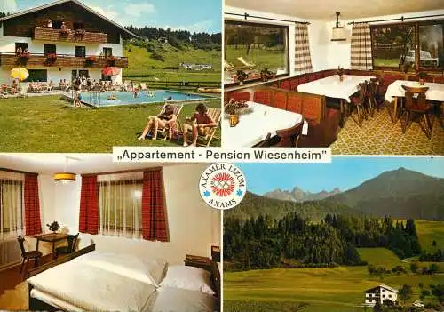 Postcard hotel restaurant Wiesenheim sunbathing