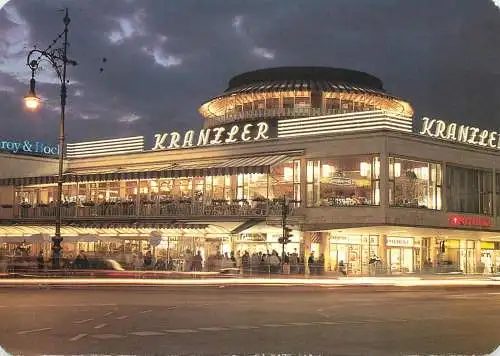 Postcard hotel restaurant Haupstadt Berlin Cafe Kranzler
