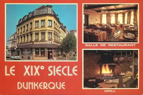 Postcard hotel restaurant Dunkerque