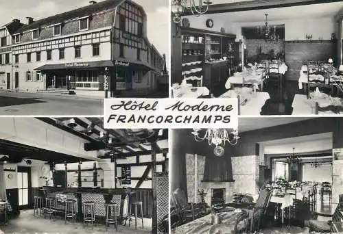 Postcard hotel restaurant Francorchamps hotel moderne