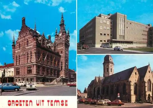 Temse multi views postcard