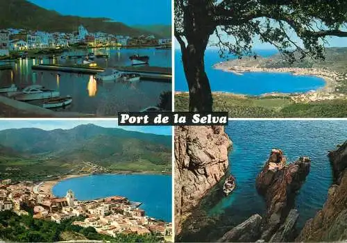 Spain Costa Brava Port de la Selva multi view