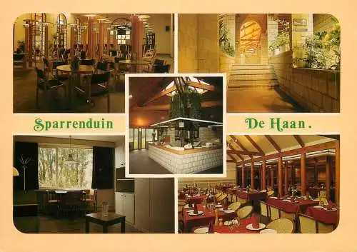 Postcard hotel restaurant Sparrenduin De Haan