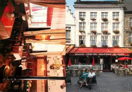 Postcard hotel restaurant de Vier Winden Brugge