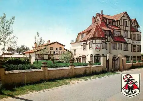 Postcard hotel restaurant le chat botte maison d'enfants