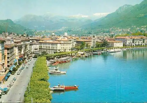 Switzerland Lugano panorama del centro