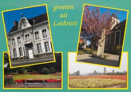 Lochristi multi views postcard