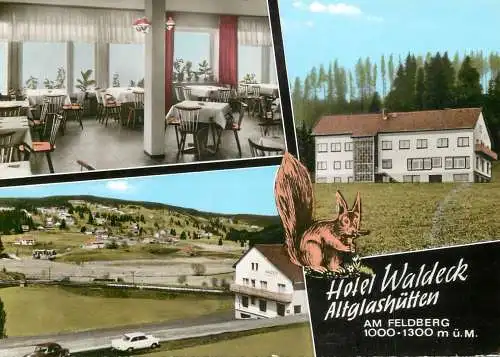 Postcard hotel restaurant Hotel Waldeck