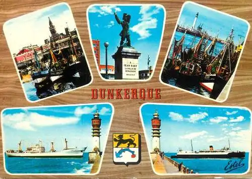 France Dunkerque fishing wharf city hall