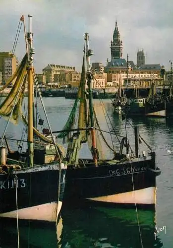 France Dunkerque harbour and city hall