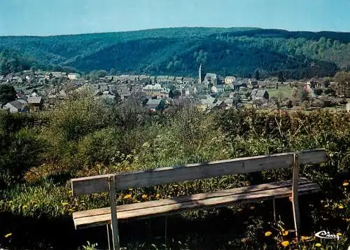 Postcard Belgium Herbeumont sur Semois panorama