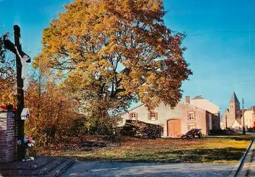 Postcard Belgium Herbeumont sur Semois le calvaire