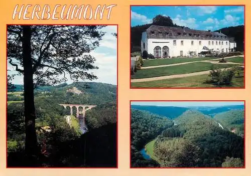 Postcard Belgium Herbeumont sur Semois bridge