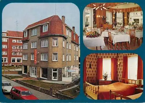 Postcard hotel restaurants Osborne pension Knokke Heist