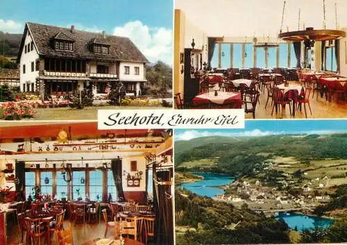 Postcard hotel restaurants Seehotel Einruhr Eifel