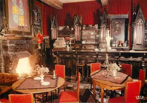 Postcard hotel restaurants Ordingen Belgium castle