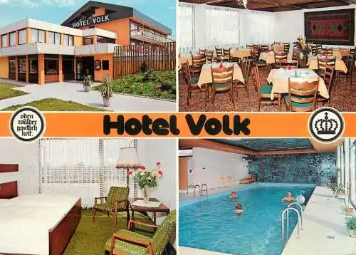 Postcard hotel restaurants Volk 1980
