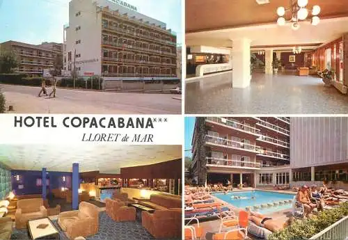 Postcard hotel restaurants Lloret de Mar Hotel Copacabana