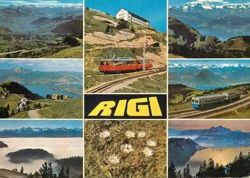 Switzerland Rigi-Kulm Rigibahnen multi view