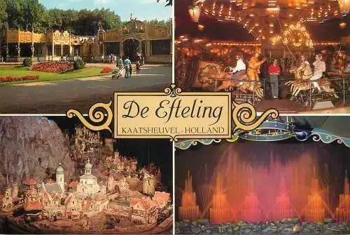 Netherlands Kaatsheuvel Natuurpark amusement park caroussel diorama