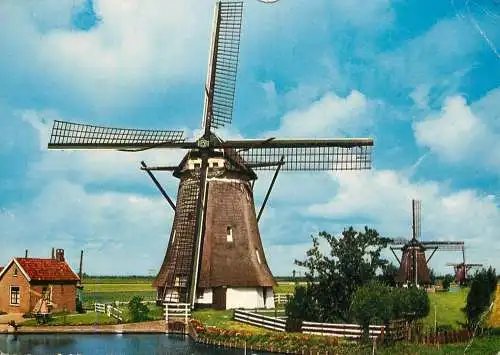 Greetings from Holand Netherlands windmill