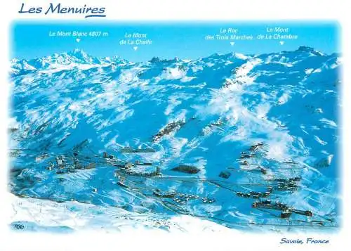 Postcard France les Menuires