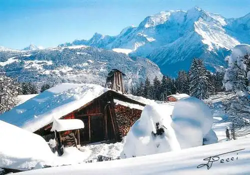 Postcard France le Mont Blanc Cristal