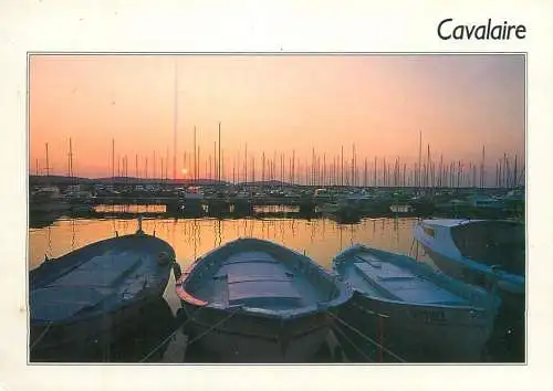 France Cavalaire sunset in the harbour
