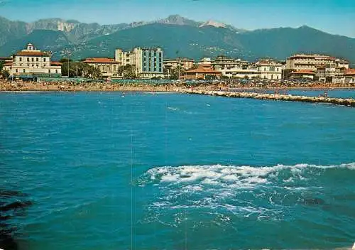 Postcard Italy Marina di Massa beach