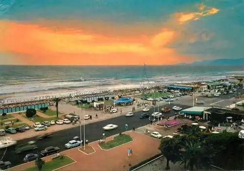 Postcard Italy Marina di Massa beach