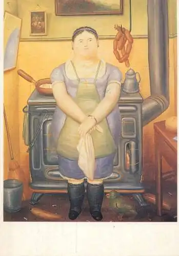 La servante by Fernando Botero