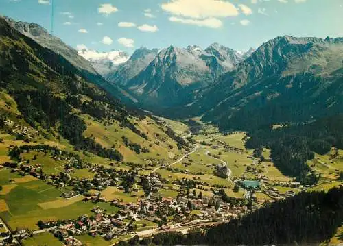 Switzerland Klosters im Prattigau panoramic view